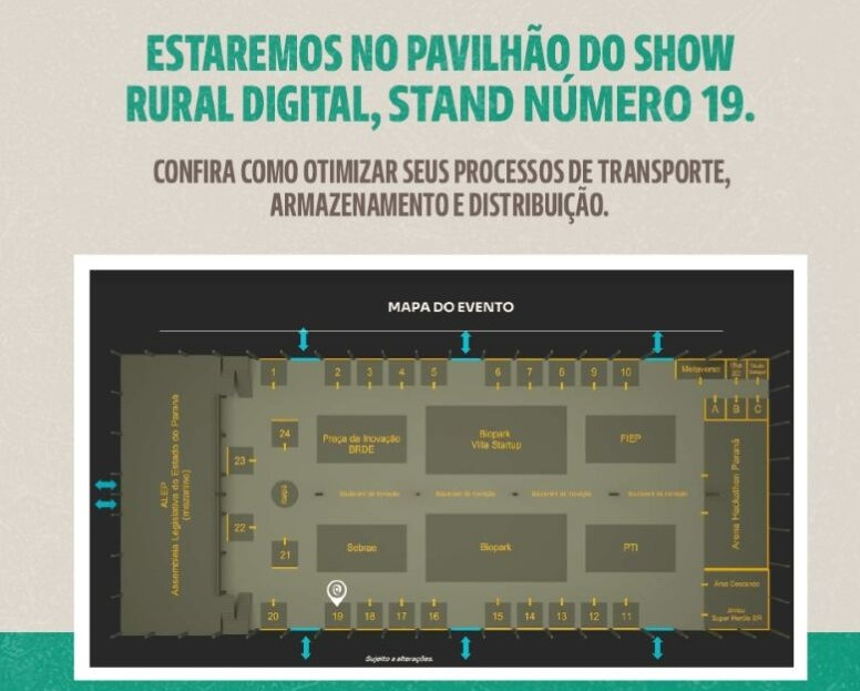 Mapa Show Rural Digital